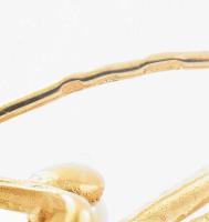 Arany (Au) 14K leveles kitűző, jelzett, h: 4,5 cm, bruttó: 2,5 g