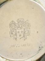 Harmilton kézi felhúzós svájci karóra, kövekkel díszített számlappal, Acél tok, fém szíj, működő, jó...