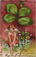 Angel clover litho Emb. (EK)