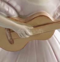 Herendi Déryné nagy méretű figura, kézzel festett, jelzett, hibátlan 36 cm