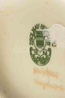 Zsolnay pilangó mintás váza. Kézzel festett ,jelzett, hibátlan 27 cm