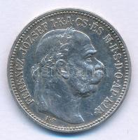 1915KB 1K Ag "Ferenc József" T:AU,XF kis patina, ph. Adamo K5.1