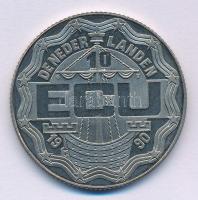 Hollandia 1990. 10 Ecu Cu-Ni "Geert Groote" T:AU Netherlands 1990. 10 Ecu Cu-Ni "Geer...