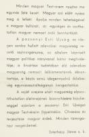 cca 1930 Pozsony gróf Esterházy János, a szlovákiai Magyar Párt elnökének stencilezett körlevele, me...