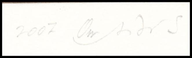 Orr András (-): Kronológiai tanulmány II, 2007. Aquatinta, papír, jelzett, művészpéldány EA II/VI sz...