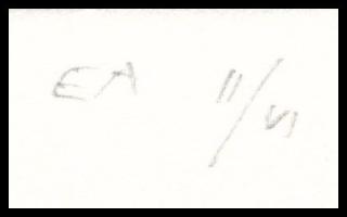 Orr András (-): Kronológiai tanulmány II, 2007. Aquatinta, papír, jelzett, művészpéldány EA II/VI sz...