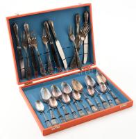 Ezüstözött evőeszköz szett díszdobozban