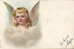 1899 Angel litho