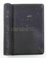 cca 1930-1940 Régi regiszteres jegyzetfüzet / telefonkönyv, Henik Sándor papírkereskedése (Bp. VIII., József krt. 30-32.), kitöltetlen, a hátsó szennylap hiányzik, a borító kissé kopott, 17,5x14 cm
