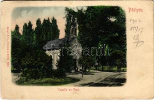 1902 Pöstyén, Pistyan, Piestany; kápolna a parkban / Capelle im Park / chapel in the park. Stengel & Co. 8561. (EB)