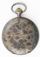 Omega kézi felhúzós férfi zsebóra ezüst (Ag) tokkal, hiánnyal, nem működik