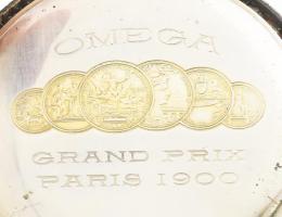 Omega kézi felhúzós férfi zsebóra ezüst (Ag) tokkal, hiánnyal, nem működik