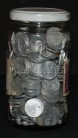 0,34kg vegyes magyar alumínium váltópénz (főleg modern) + kevés külföldi T:vegyes