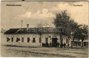 1921 Kiskundorozsma (Szeged), utca, Tóth Illés üzlete (Rb)