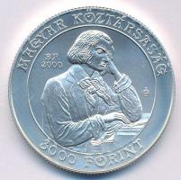 2000. 3000Ft Ag "125 éves a Liszt Ferenc Zeneművészeti Egyetem" kapszulában T:BU Adamo EM1...