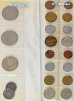 Vegyes ~189db-os érme tétel, részben négygyűrűs albumba rendezve valamint 2-2db emlékérem és sportér...