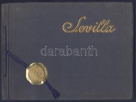 cca 1910 Sevilla 40 oldalas képes füzet spanyol, francia, angol nyelven / Booklet with 40 pages. French, English, Spanish 20x16 cm