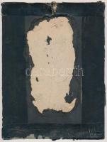 Nyáregyházi báró Nyáry Pál (?-?): Csendélet. Akvarell, papír. Jelezve jobbra lent. Kartonra kasírozv...