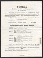 1934 Nemzetközi Ifjúsági Testnevelési Kongresszus programja. 4 p. Horthy Miklós arcképével