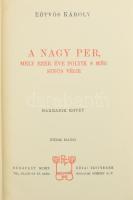 Eötvös Károly 2 műve (4 kötetben): A nagy per. I-III köt. + Szilágyi és Káldy. Eötvös Károly Munkái ...