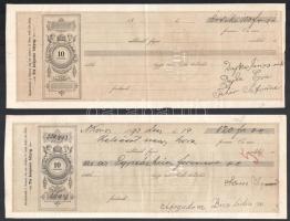 cca 1930 4 db belföldi postautalvány és két váltó