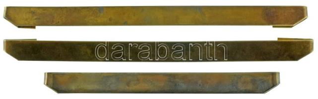 DN bronz kitüntetéstartó pánt (3db, 180mm és 135mm) használt, de jó állapotban