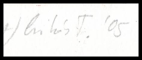 Csikós Tibor (1957-): Színes kép (olvashatatlan címmel). Aquatinta, papír, jelzett, művészpéldány EA...