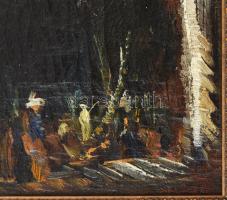 Istókovits Kálmán (1898-1990): Ecce homo, 1925. Olaj, vászon, jelezve jobbra lent. Dekoratív fakeret...