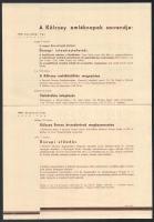 1940 Meghívó a Kölcsey napok emlékünnepségre. 8 p