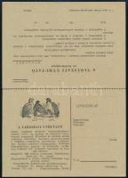 cca 1930 A Vadászati útmutató c szakkönyv reklám levelezőlapja