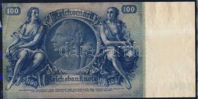 Német 3. Birodalom 1933. 100M (3x) háborús nyomatok egymás utáni sorszámokkal T:II+ (egyszer hajtva,...