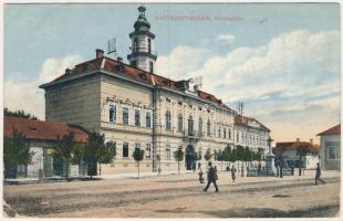 1916 Nagyszentmiklós, Sannicolau Mare; Községháza. Kolonits István kiadása / town hall (EK)