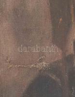 Hefty Frigyes (1894-1965) I. világháborús katonai repülő pilóta portréja, számos kitüntetéssel dekor...