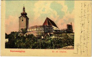 1912 Sepsiszentgyörgy, Sfantu Gheorghe; Református templom. Benkő M. kiadása / Calvinist church (EB)