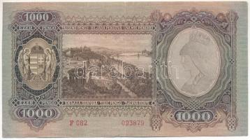 1943. 1000P T:F szép papír Adamo P21