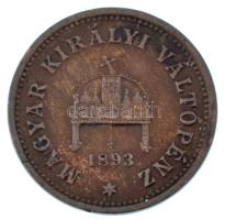 1893KB 1f bronz T:XF,VF patina, kis ph, ü. Adamo K1