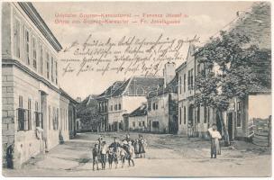 1913 Sopronkeresztúr, Németkeresztúr, Deutschkreutz bei Oedenburg; Franz Josefsgasse / Ferenc József utca / street