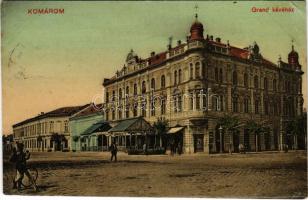 1913 Komárom, Komárno; Grand kávéház / café (szakadás / tear)