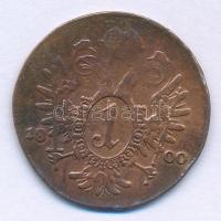 1800B 1kr Cu "I. Ferenc" T:F