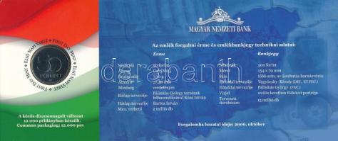 2006. 50Ft Cu-Ni "1956-os forradalom" első napi veret + 500Ft "1956-os forradalom&quo...