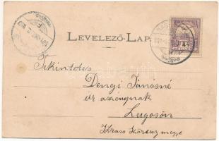 1901 Felsőbánya, Baia Sprie; Keleti bányatelep, M. kir. bányaiskola, római katolikus fiú és leány is...