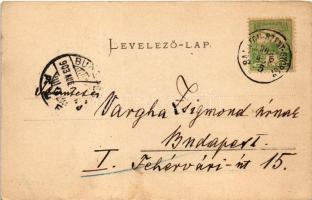 1903 Keszthely, Halászkunyhó a Balaton partján, magyar folklór, vasútállomás a háttérben. Mérei Igná...