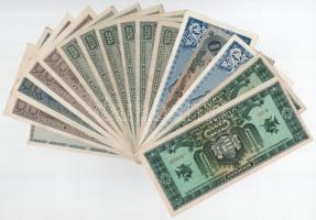 1946. 500.000AP + 1946. 15db vegyes pengő bankjegy T:XF-F közte szép papírral
