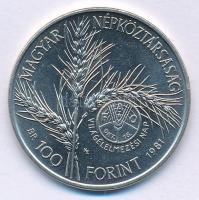 1981. 100Ft Ni "FAO I. - Világélelmezési nap" T:XF Adamo EM66