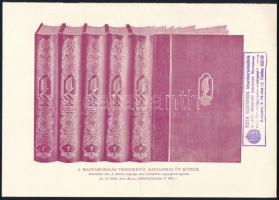 cca 1930 Magyarország Vereckétől napjainkig c. könyvsorozat . Képes reklám nyomtatványa. 11 p