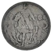 1896KB 1K Ag "Millennium" eredeti, dombornyomott, barna színű "Millenniumi Koronaérem...