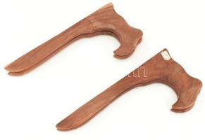 Fa tányértámasz pár, m: 26 cm