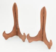 Fa tányértámasz pár, m: 26 cm