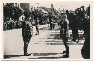 1940 Csíkszereda, Miercurea Ciuc; bevonulás / entry of the Hungarian troops