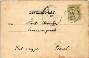 1904 Padé, Padej; látkép, posta, Római katolikus templom, Görögkeleti (ortodox) templom, iskola / ge...